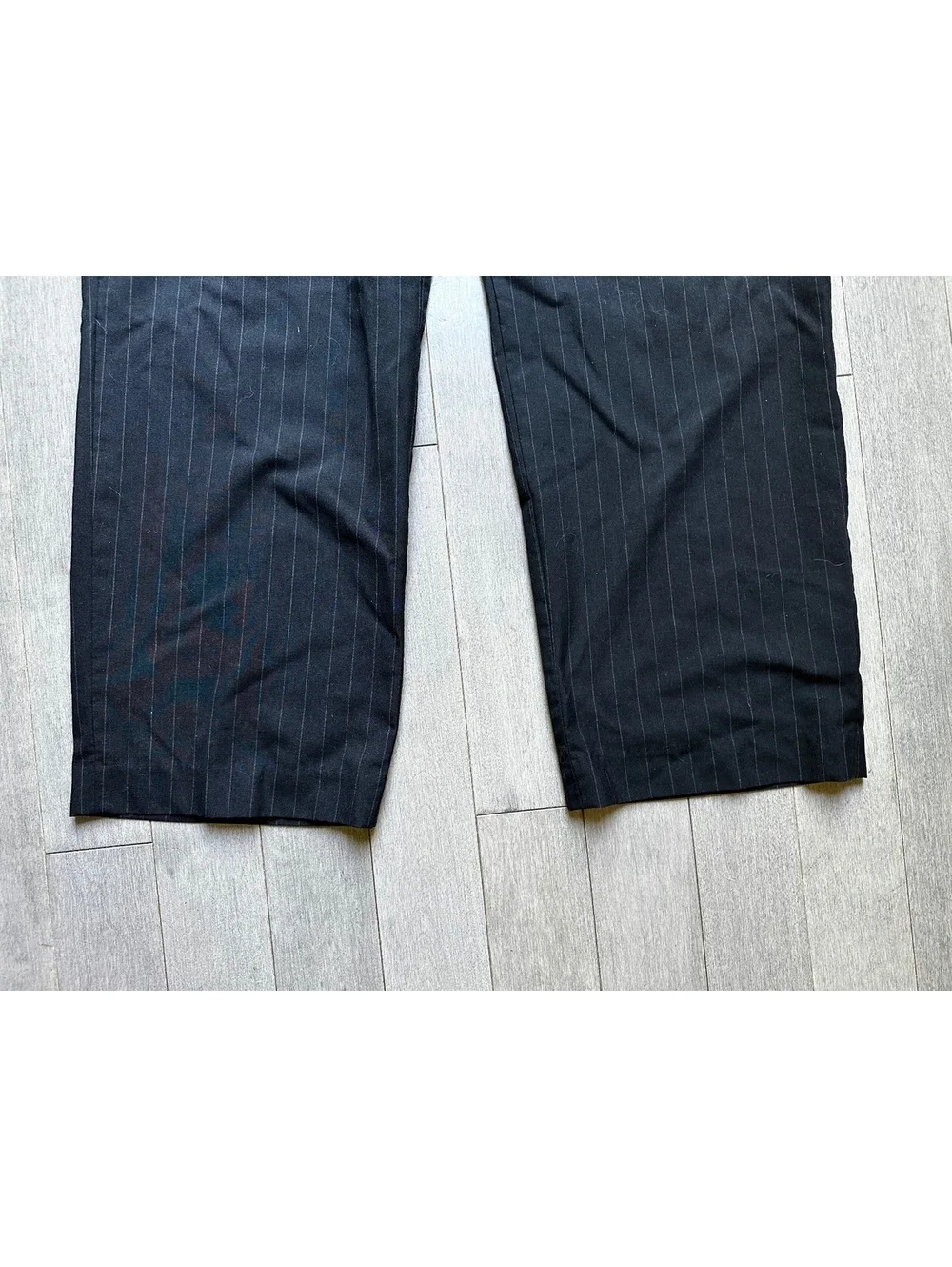 Banana Republic Men's Black Pinstripe Dress Pants Office Formal Wedding 38/30